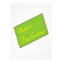 Mothers Day Greetings Custom Invites