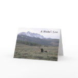 Mother's Day Grizzly Butts in Yellowstone Card