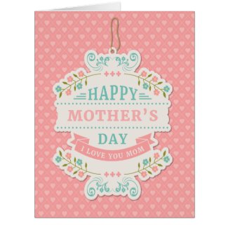 Mother's Day - "Happy Mother's Day" Word Art