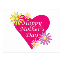 Mother's Day Heart Post Card