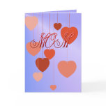 Mothers Day Hearts Card