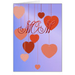 Mothers Day Hearts Card