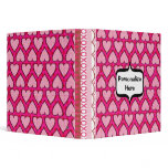 Mother's Day Hot Pink Scrapbook Hearts Binder
