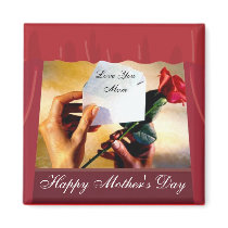 Mother's Day Magnet by elenaind Mother's Day Magnet