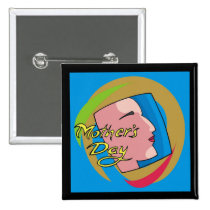 Mothers Day Mom Buttons buttons