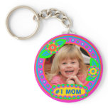 Mother's Day / Mom Custom Photo & Text Keychain