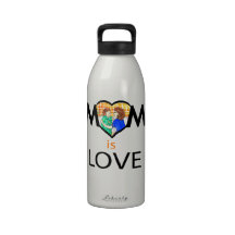 Mother's Day Mom is Love Water Bottles