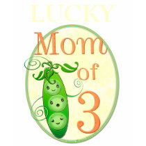 Mother's Day Mom of Three  T-Shirt