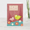 Mother's Day - MOM You're the Best Whimsical Birds card