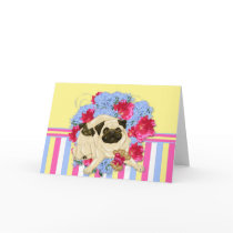 Mother's Day Momma and Baby Puggy cards by designsbydandy Mother's Day Momma and Baby Puggy cards