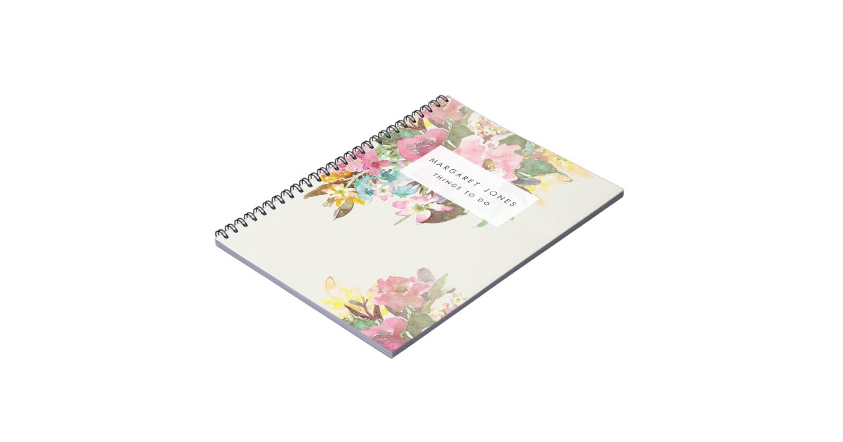 Mothers Day Mom's Personalized Journal Notebook Zazzle
