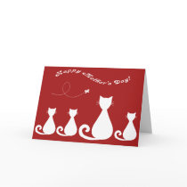 Mother's Day: Mother Cat and Kittens cards