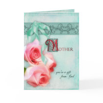 MOTHER'S Day - mother - Soft and Delicate Roses Card