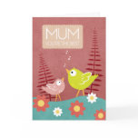 Mother's Day - MUM You're the Best Whimsical Birds cards