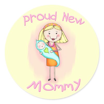 Mother's Day / New Mom Sticker by jamiecreates1