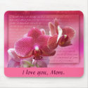 Mother's Day Orchids Mouse Pad mousepads