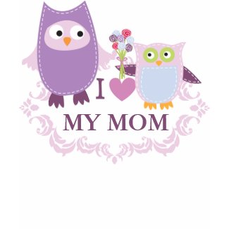 mothers day owls cute tshirt