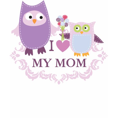 mothers day owls cute tshirt zazzle_shirt