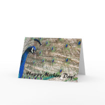 Mothers' Day Peacock Card
