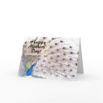 Mothers' Day Peacock Card