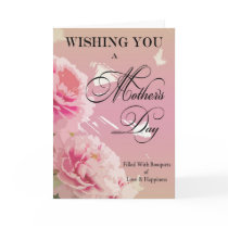 Mother's Day Peonies Mother's Day Card