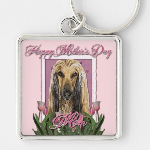 Mothers Day - Pink Tulips - Afghan Keychains