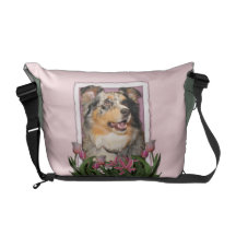 Mothers Day - Pink Tulips - Aussie - Gustine Messenger Bags