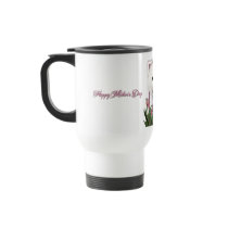 Mothers Day - Pink Tulips - Bichon Frise Coffee Mug