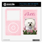 Mothers Day - Pink Tulips - Bichon Frise Skin For iPod Classic