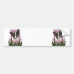 Mothers Day - Pink Tulips - Boston Terrier Bumper Stickers