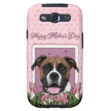 Mothers Day - Pink Tulips - Boxer - Vindy Galaxy S3 Case