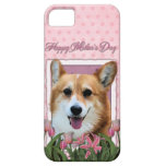 Mothers Day - Pink Tulips - Corgi - Owen iPhone 5 Cover