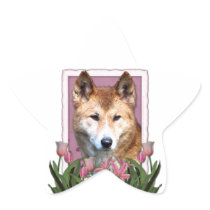 Mothers Day - Pink Tulips - Dingo Sticker