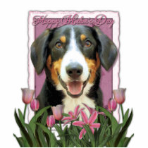 Mothers Day - Pink Tulips Entlebucher Mountain Dog Cut Outs