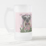 Mothers Day - Pink Tulips - Schnauzer Coffee Mug