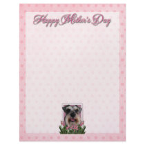 Mothers Day - Pink Tulips - Schnauzer