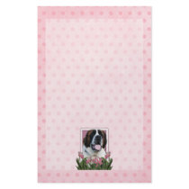 Mothers Day - Pink Tulips - St Bernard - Mae Stationery