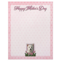 Mothers Day - Pink Tulips - Westie Custom Letterhead