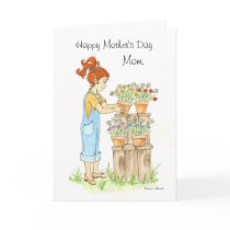 Mother's Day Pots of flowers Card