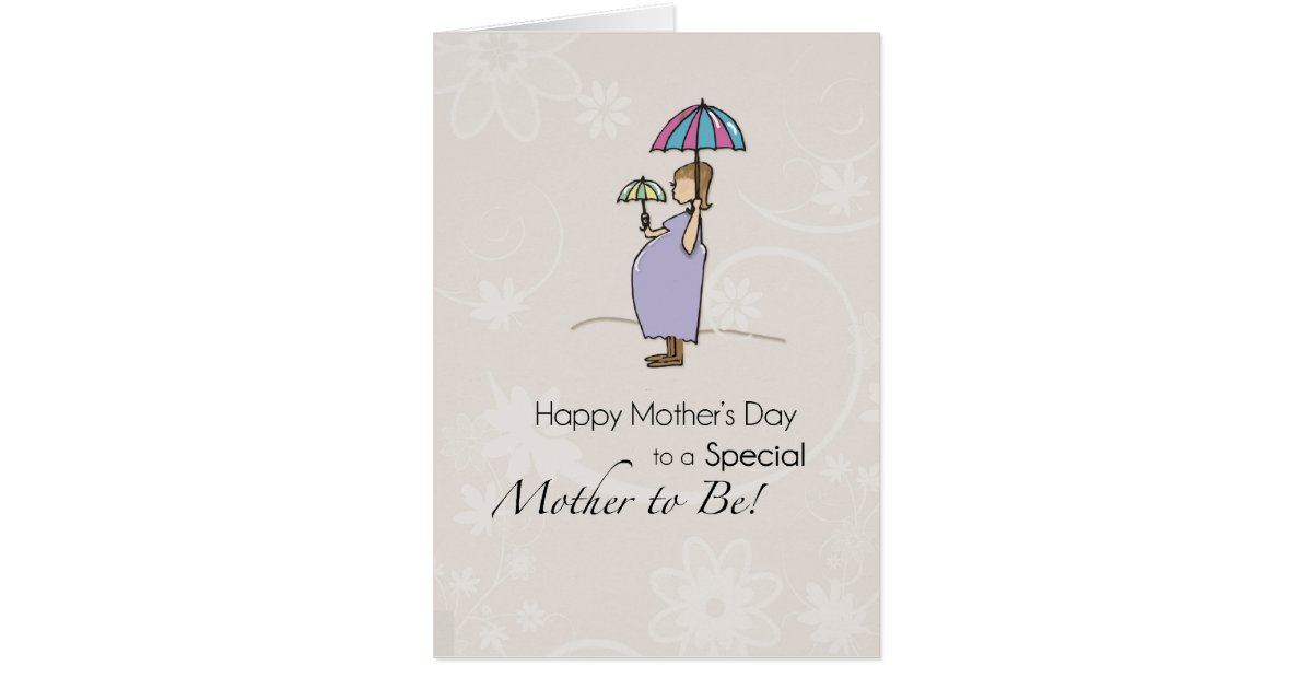 Mother card cards pregnant mothers cart add