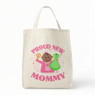 Mother's Day Proud New Mom of Daughter - Ethnic bag