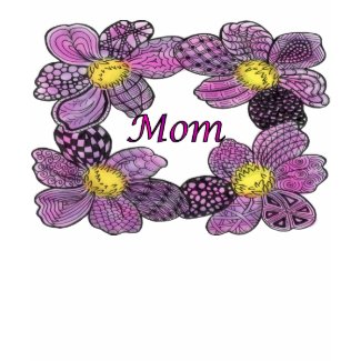 Mother's Day Purple Flowers zazzle_shirt
