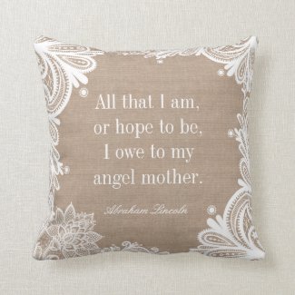 Mother's Day Quote Pillow