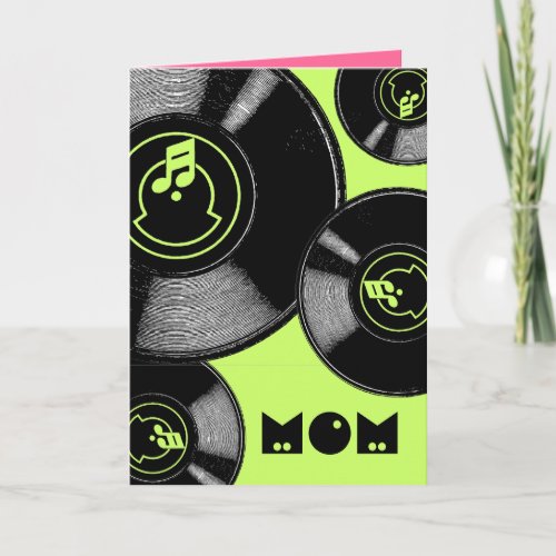 Mother's Day Records Greeting Card