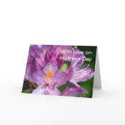 Mothers Day Rhododendron Card card