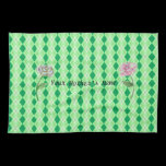 Mother's Day Roses Argyle Towel kitchen towels