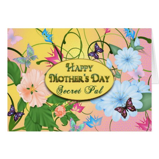 secret s day s day secret pal butterflies flowers greeting secret s day s day secret pal butterflies flowers greeting