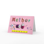 Mother's Day Sewing Materials Greeting Cards Mother's Day Sewing Materials Greeting Cards