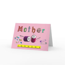Mother's Day Sewing Materials cards