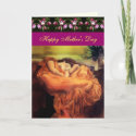 Mothers Day Sleeping Lady greetings card card